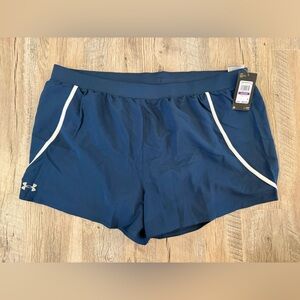 NWT! Under Armour Navy & White Shorts